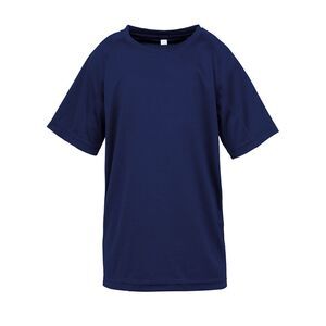 Spiro Chidlrens/Kids Impact Performance Aircool T-Shirt / Navy